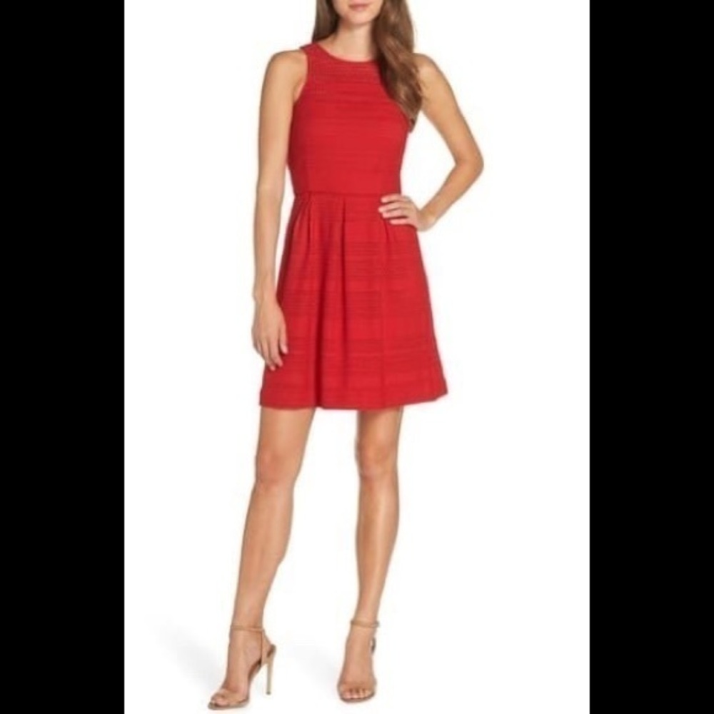 NWT Trina Turk Keon Lace Fit & Flare Dress